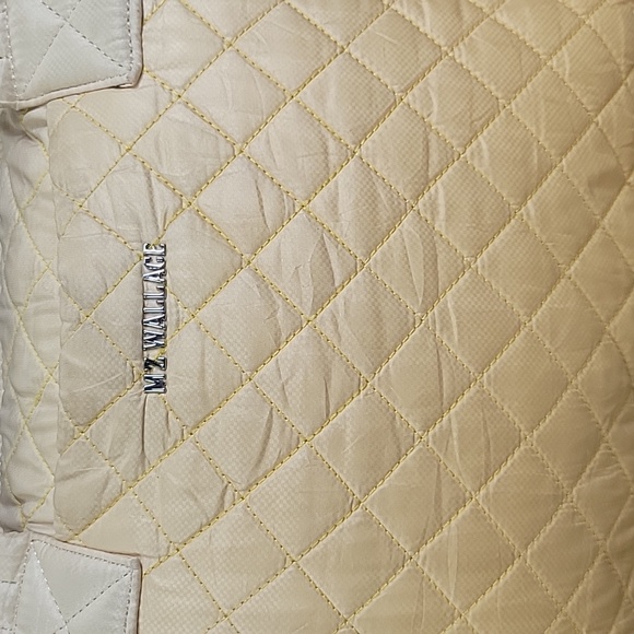 MZ Wallace Yellow Ombre Quilted Nylon Tote Shoulder Bag - Picture 3 of 16